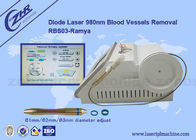 Remoção das veias varicosas do laser do diodo do laser 980nm do diodo da remoção dos vasos sanguíneos
