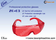 Óculos de proteção de segurança vermelhos do laser 400nm para a luz/dentes frescos conduzidos que clarea a máquina