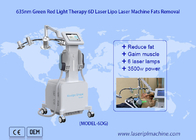 Laser 6D de baixo nível para redução de gordura 532nm verde 635nm terapia de luz vermelha dispositivo de terapia a laser frio