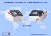 máquina 1600w permanente portátil da remoção do cabelo do laser do diodo do toque 808nm