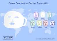 PDT 7 cores LED Máscara de remoção de rugas Apertar a pele Máscara de silicone