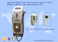 Máquina profissional 755nm 808nm 1064nm da remoção do cabelo do laser do diodo da casa