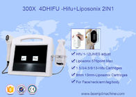 2 em 1 alta intensidade da máquina da face lift 3D HIFU focalizou o ultrassom 110V - tensão 220V