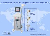 máquina macro do laser do diodo do canal 808nm das barras 600W 10 para a remoção do cabelo