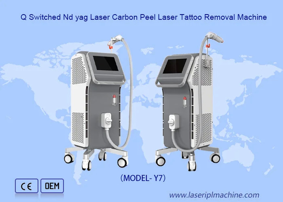 Máquina de remoção de tatuagens a laser de 4 comprimentos de onda Picosecond para remoção de poros Peel de carbono