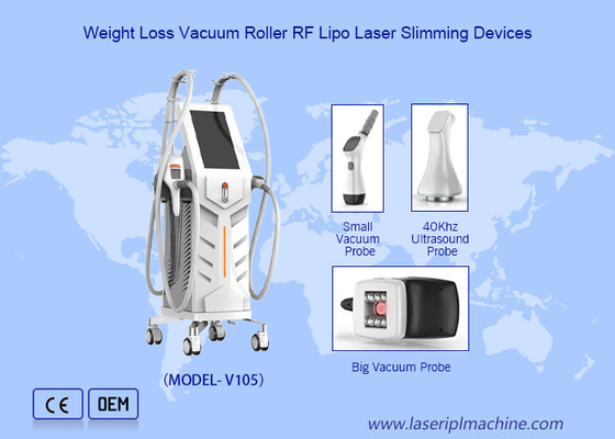 Vacuum 4 In 1 Cavitação 40k Máquina de remoção de gordura Rf