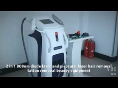 E9DQ multifuncional 2 em 1 máquina de laser de diodo 808 para tatuagem e depilação