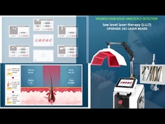 Máquina de baixo nível do analisador do cabelo do crescimento do cabelo do laser do laser do diodo de HR206 650nm