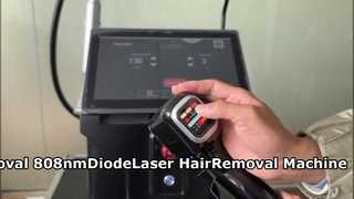 Pico Laser Nd Yag Carbono Peeling Tatuagem Remoção 808nm Máquina de remoção de pêlos a laser de diodo