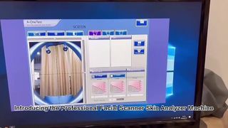 Máquina facial mágica da análise da pele do verificador do espelho 3D da pele portátil para o uso da casa