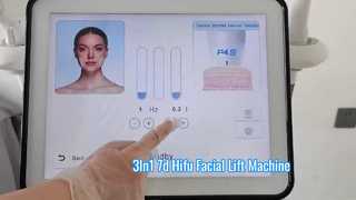 3 In1 Vinial Apertar a Pele Apertar o Corpo Emagrecer o Rosto 7D Hifu