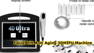 Máquina antienvelhecimento da beleza do emagrecimento do corpo do ultrassom da máquina do elevador facial 3D HIFU
