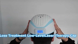 Terapia a Laser de Baixo Nível (LLLT) com Aprovação CE para Tratamento da Queda de Cabelo - Boné a Laser