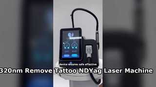 Picosecond 532nm 1064nm 1320nm Remover tatuagem ND Yag Laser Machine
