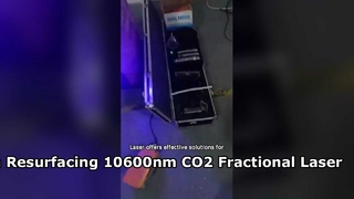 Máquina fracionária do laser do CO2 do tubo 10600nm do aperto Vaginal da pele 60W