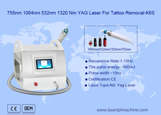 Nd portátil Yag do interruptor da máquina permanente profissional Q da remoção da tatuagem 1064nm