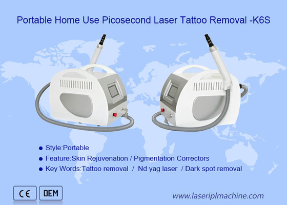 Máquina comutada Q portátil da remoção do pigmento do laser do Nd Yag para a clínica e o hospital