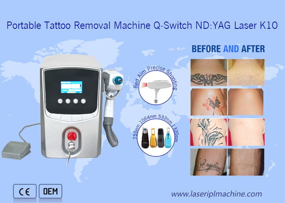 Sgs 1064nm 532nm Máquina de remoção de tatuagens a laser para remoção de manchas de sobrancelha