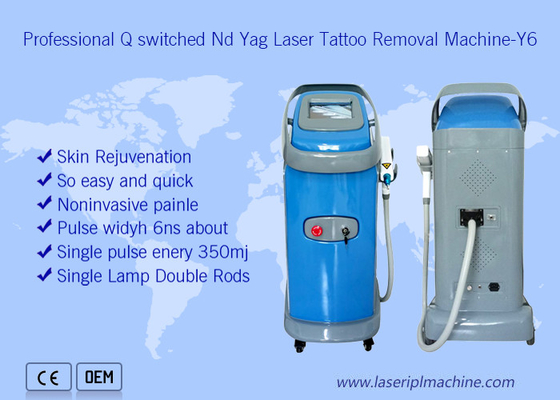 Máquina de remoção de tatuagens a laser de 1064nm 532nm