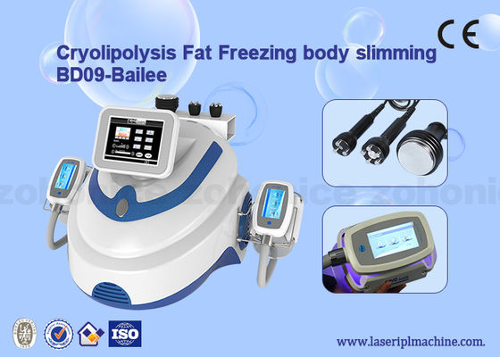 Bom preço Máquina dupla do vácuo do cryolipolysis da cavitação da frequência da máquina do emagrecimento do RF Cryolipolysis on-line