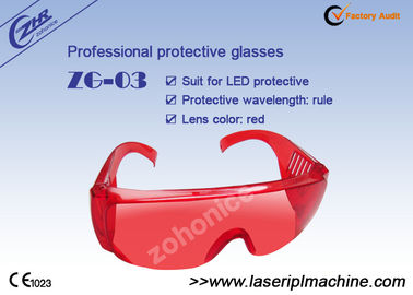 Óculos de segurança de laser vermelho de 400 nm para máquina de clareamento de dentes de luz fria