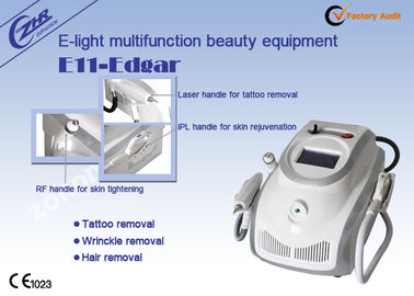 Refrigerador de enrolamento E Light IPL RF Machine para remoção de manchas de tatuagem de cor