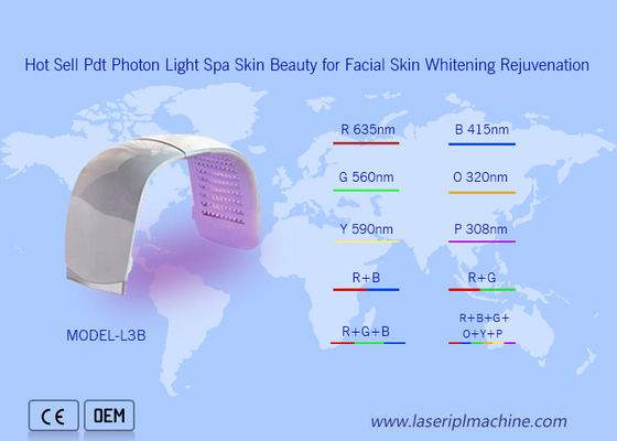 Hot Sell Pdt Photon Light Spa Skin Beauty para Rejuvenescimento da Pele Facial Branqueador