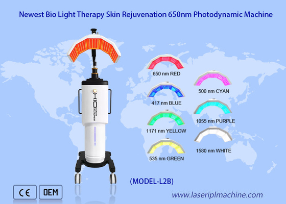 A mais recente máquina fotodinâmica de rejuvenescimento da pele com Bio Light Therapy 650nm.