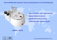 Máquina de limpeza portátil de 3in1 Diamond Dermabrasion Skin Peeling Facial