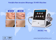 enrugamento portátil do levantamento de cara do ultrassom do equipamento de 7d Hifu anti
