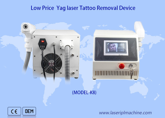 1320nm 1064nm 532nm Máquina portátil Nd Yag Laser de remoção de tatuagens para clareamento da pele