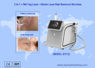 Máquina portátil multifuncional 1064nm/532nm/755nm da remoção do cabelo do laser do diodo