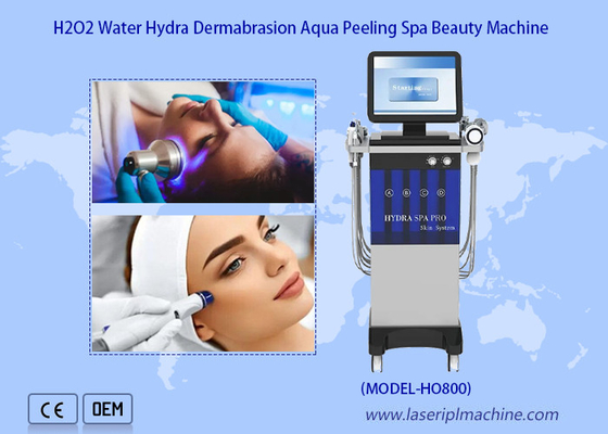 Vertical Hydro 14 em 1 Dispositivo de Dermoabrasão de Peeling de Microcorrente para Cuidados Faciais