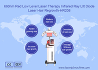 máquina HR208 da terapia do laser da máquina do crescimento do cabelo do diodo 660nm garantia de 1 ano