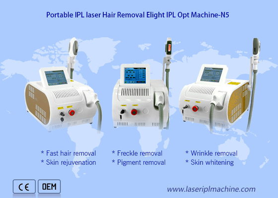 Máquina portátil da remoção do cabelo do laser de Shr para a remoção do ponto do tratamento da acne