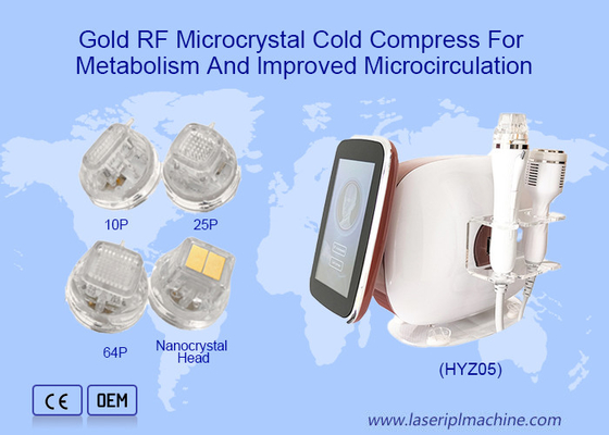 2 portáteis em 1 máquina fracionária do Rf Microneedling com martelo frio