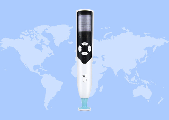 Cuidados com a pele 18w Pluma de plasma de ozônio Apertar pálpebras Eliminação de acne 70kpa