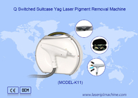 Máquina de remoção de tatuagens a laser de maleta de 532nm Q Switched Nd Yag