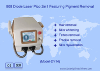 2 em 1 Máquina de remoção de cabelo e de tatuagem a laser de diodo picó e picossegundo