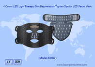 4Colours Silicon Full Face Mask para remoção de rugas Cuidados da pele Luz LED infravermelha
