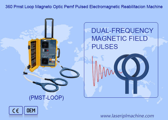 Frequência de oscilação 4500 HZ Dispositivo de terapia de campo magnético