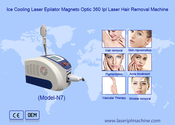 OPT Função de remoção de pelos Máquina IPL para tratamento da acne