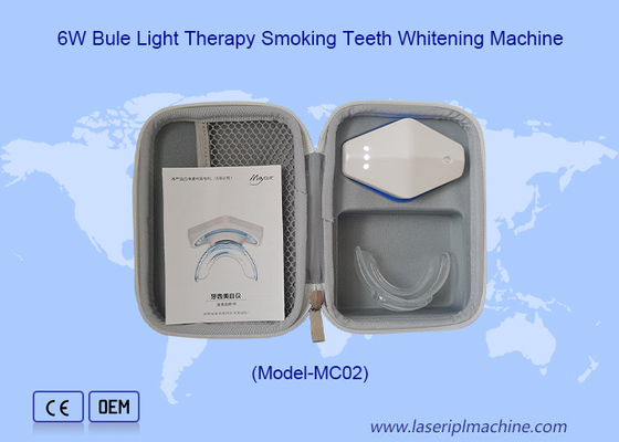 15 minutos de branqueamento de dentes sem fio com luz LED azul fria 465nm ~ 485nm