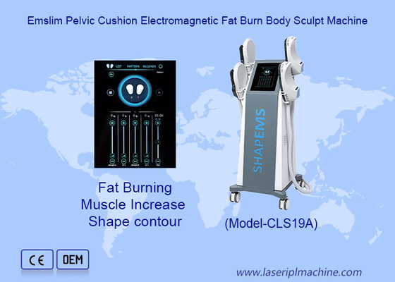 Máquina de escultura corporal de estimulador muscular EMS de 5-200Hz com sistema de arrefecimento de ar inteligente