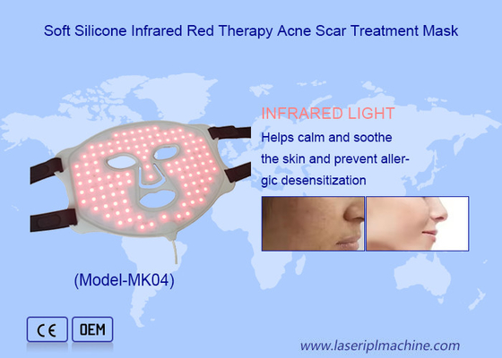 Tecnologia de Terapia de Luz Led Máscara facial com 4 cores LED Phothon