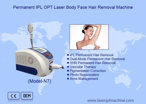 Máquinas de remoção de pelos de material de cristal safira IPL para remoção de poros e tratamento de acne