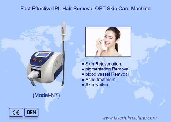 Rejuvenescimento da pele Máquinas de depilação IPL com tecnologia de não descascamento