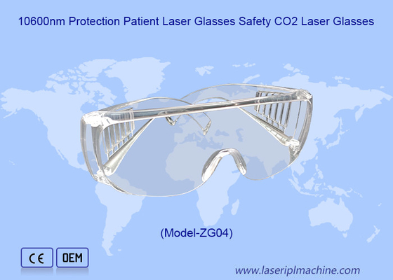 Óculos de Proteção de Segurança do Laser de CO2 10600nm Com Transmitância