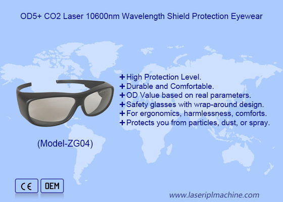 Óculos de segurança OD5 de alta qualidade Óculos de protecção de olhos cirúrgicos Óculos de protecção laser