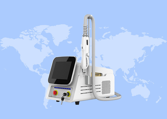 Laser Nd Yag portátil de 3 comprimentos de onda de picossegundos para remoção de pigmentos